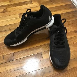 All black Reebok’s